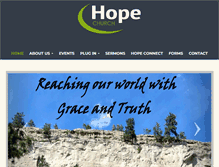 Tablet Screenshot of hopeweb.cc